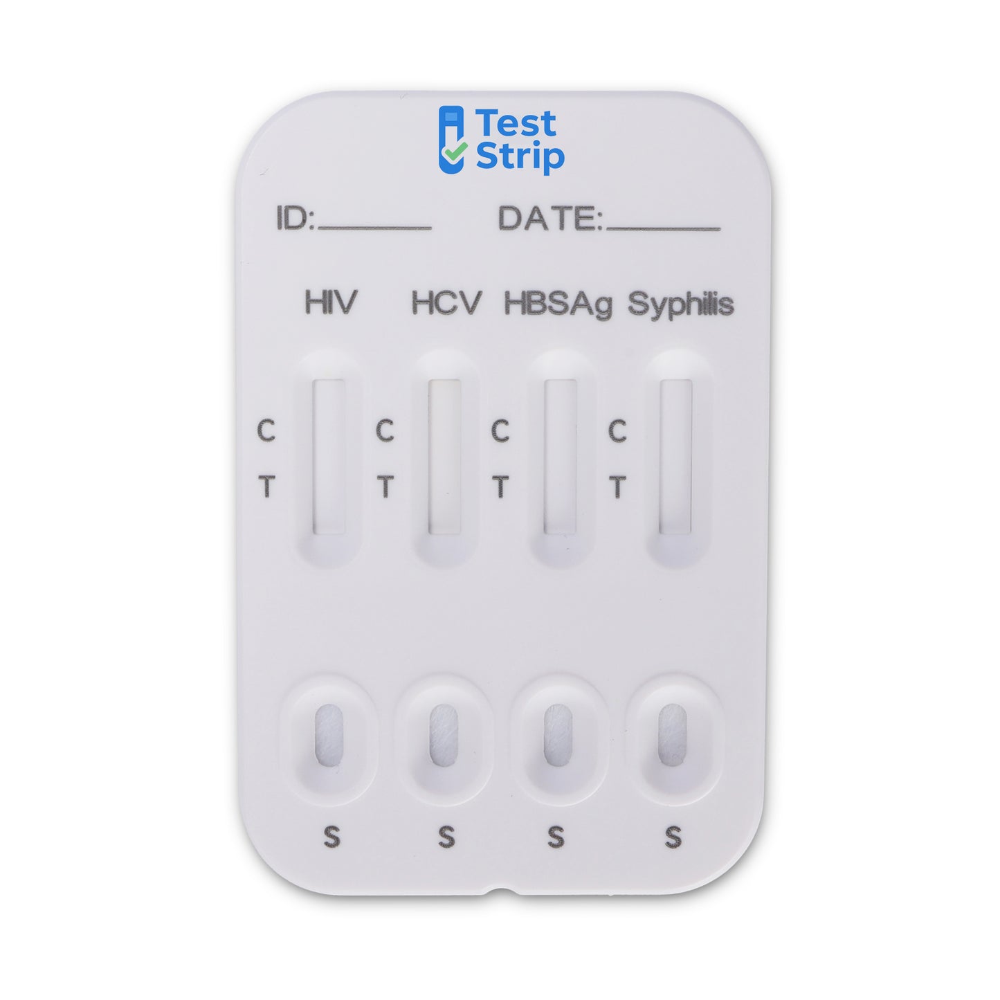 TestStrip 4-in-1 Home Rapid Test Kit (HIV / HCV / HBsAg / Syphilis)
